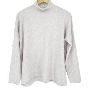 French Connection Pastel‎ Mockneck Side Slits Sweater